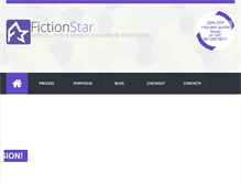 Tablet Screenshot of fictionstar.com